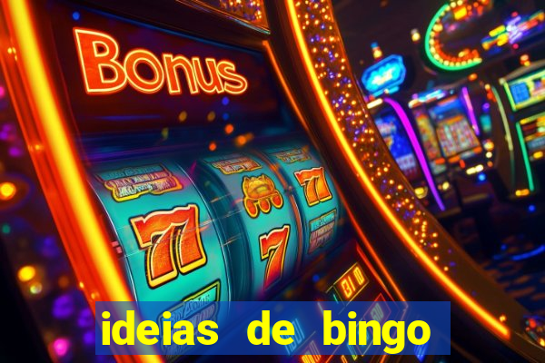 ideias de bingo para o natal